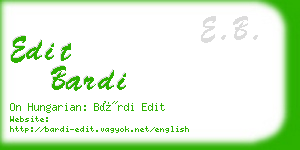 edit bardi business card